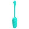 PRETTY LOVE - HUEVO VIBRADOR CON TEXTURA MARINA RECARGABLE VERDE AGUA - Sensuana.es