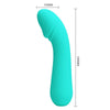 PRETTY LOVE - CETUS VIBRADOR RECARGABLE VERDE AGUA - Sensuana.es