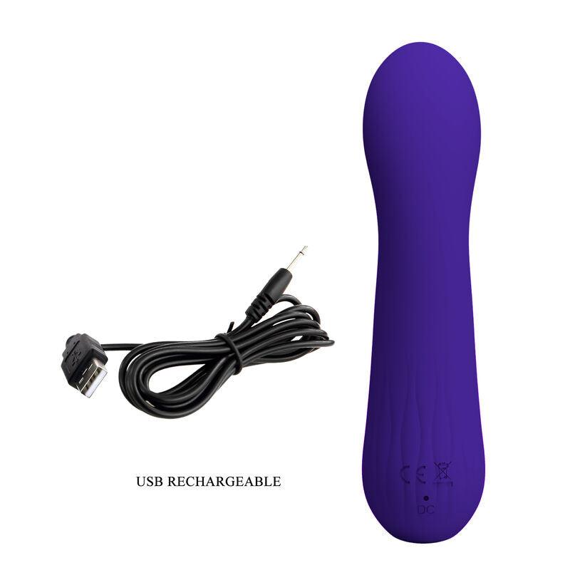 PRETTY LOVE - FAUN VIBRADOR RECARGABLE LILA - Sensuana.es