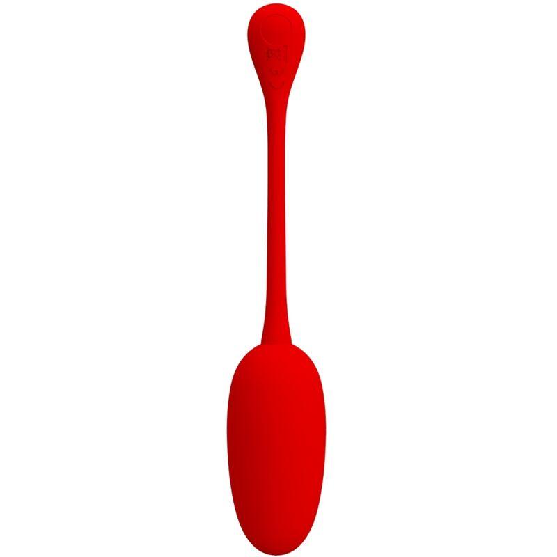 PRETTY LOVE - KNUCKER HUEVO VIBRADOR RECARGABLE ROJO - Sensuana.es