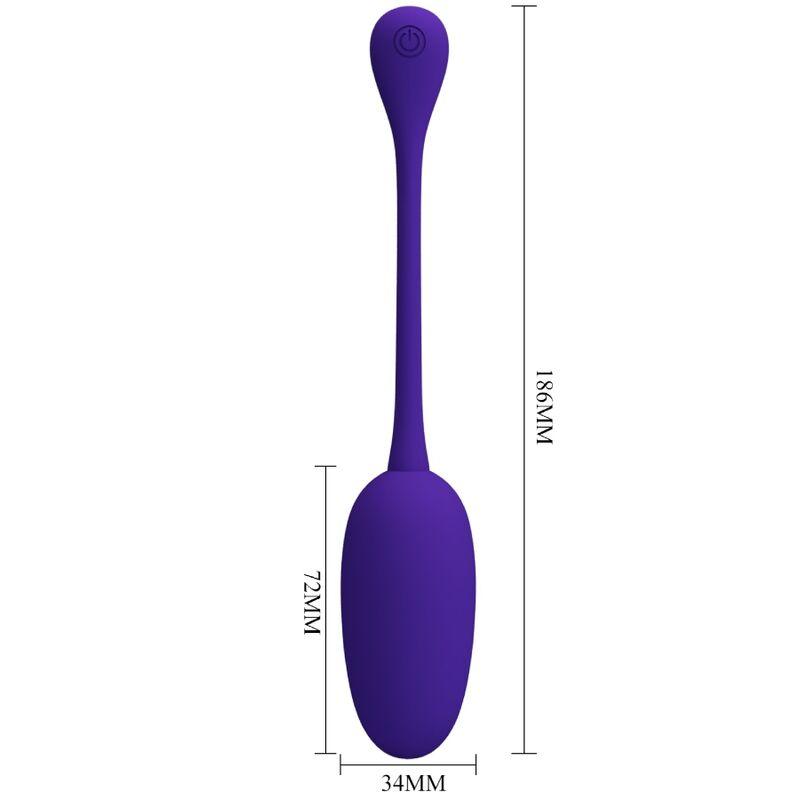 PRETTY LOVE - KNUCKER HUEVO VIBRADOR RECARGABLE LILA - Sensuana.es