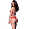 CHILIROSE - CR 4410 BODY CROTCHLESS ROJO S/M - Sensuana.es