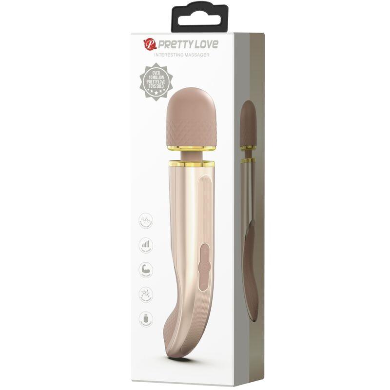 PRETTY LOVE - MASAJEADOR 7 MODOS VIBRACION CHAMPAGNE - Sensuana.es