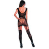 LIVCO CORSETTI FASHION - BODYSTOCKING BRODNEY NEGRO TALLA ÚNICA - Sensuana.es