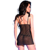 CHILIROSE - CR 4219 BABYDOLL & TANGA CROTCHLESS NEGRO S/M - Sensuana.es