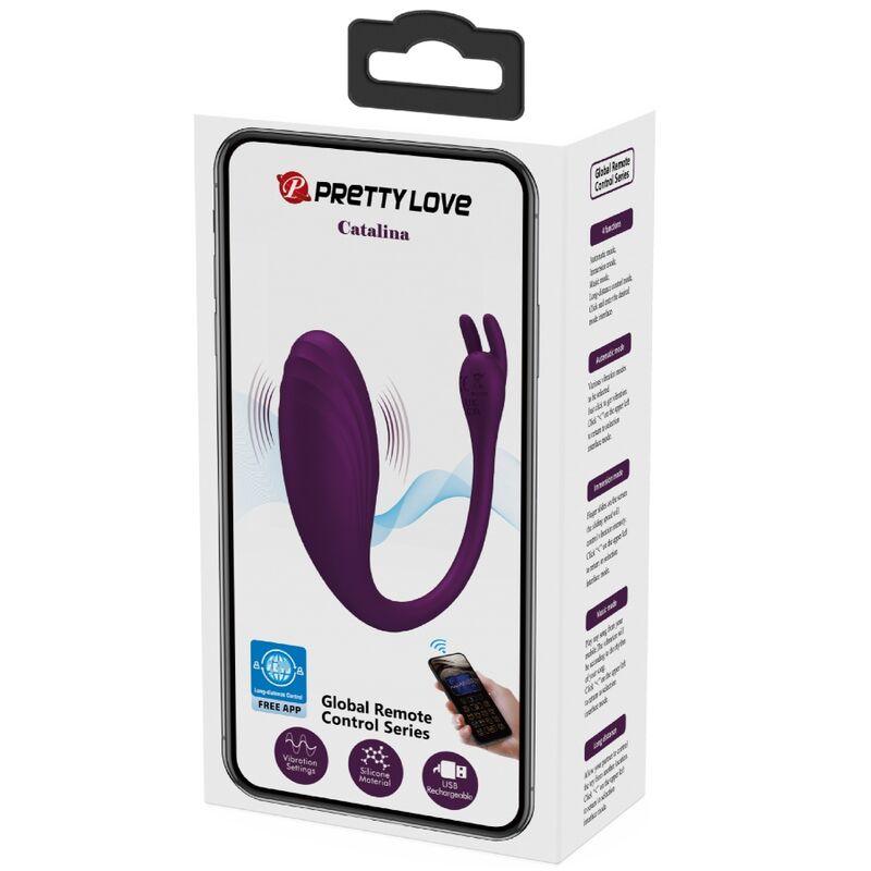 PRETTY LOVE - CATALINA VIBRADOR APP CONTROL REMOTO LILA - Sensuana.es