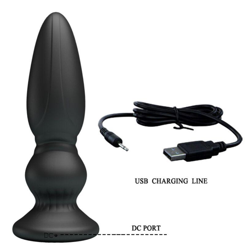 MR PLAY - VIBRADOR POTENTE CONTROL REMOTO ANAL PLUG NEGRO - Sensuana.es