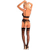 LIVCO CORSETTI FASHION - MORIDAM LC 90552 SUJETADOR + LIGUERO + PANTY NEGRO S/M - Sensuana.es