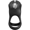 PRETTY LOVE - ANILLO VIBRADOR SILAS 7 VIBRACIONES SILICONA NEGRO - Sensuana.es