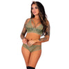 LIVCO CORSETTI FASHION - PINE LC 90667 SUJETADOR + PANTY KHAKI S/M - Sensuana.es