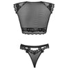 LIVCO CORSETTI FASHION - TIMOSAN LC 90631 SUJETADOR + PANTY NEGRO S/M - Sensuana.es