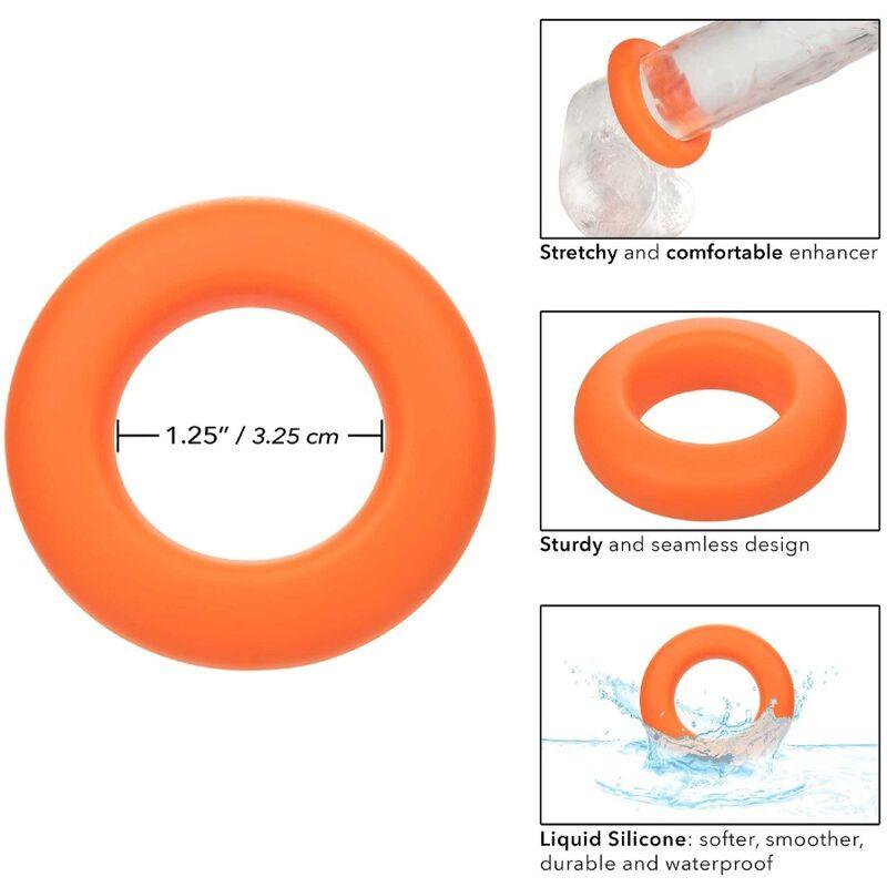 CALEXOTICS - ALPHA ANILLO PROLONG GRANDE NARANJA - Sensuana.es