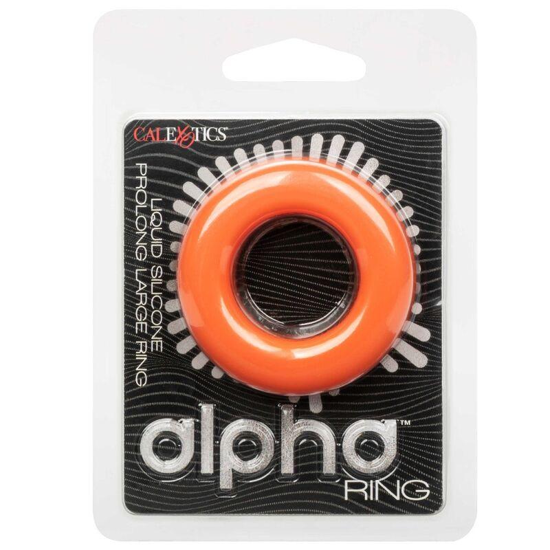 CALEXOTICS - ALPHA ANILLO PROLONG GRANDE NARANJA - Sensuana.es