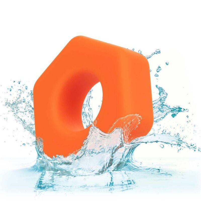 CALEXOTICS - ALPHA ANILLO PROLONG SEXGONO NARANJA - Sensuana.es