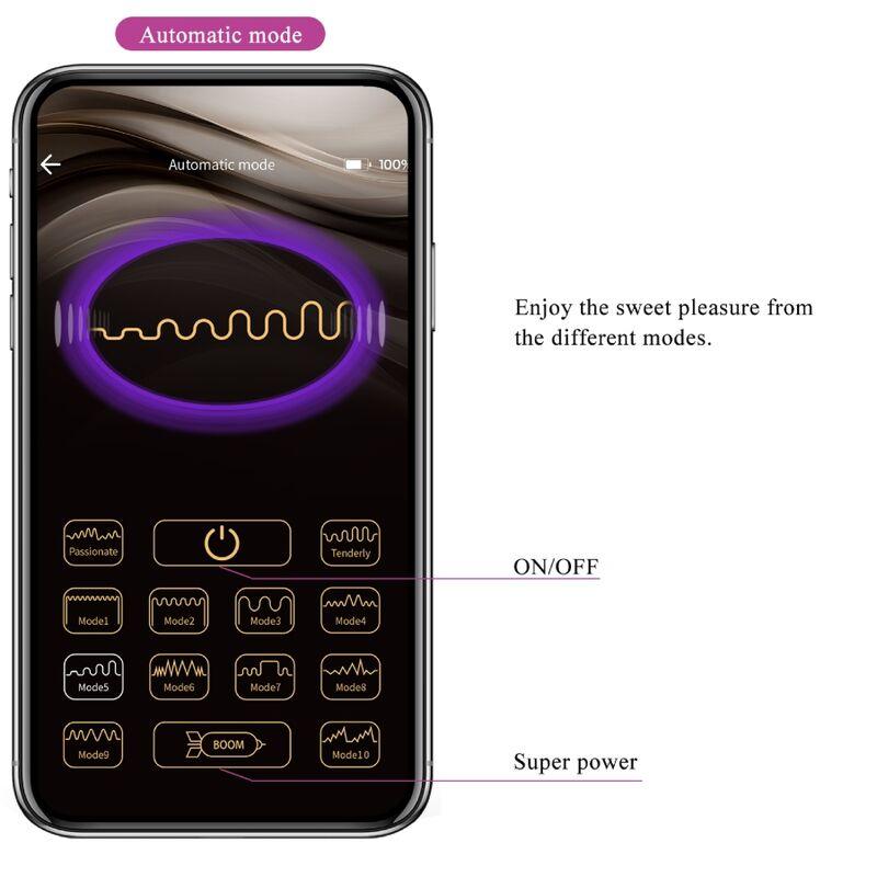 PRETTY LOVE - AUGUST VIBRADOR DOBLE PLACER APP REMOTE - Sensuana.es