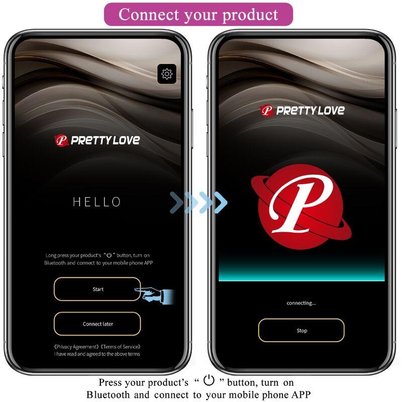 PRETTY LOVE - AUGUST VIBRADOR DOBLE PLACER APP REMOTE - Sensuana.es