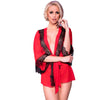 CHILIROSE - CR 4113 PEGNOIR ROJO S/M - Sensuana.es