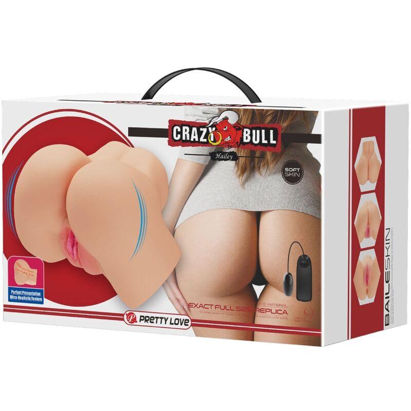 CRAZY BULL - VAGINA Y ANO REALISTICOS VIBRADOR HAILEY - Sensuana.es