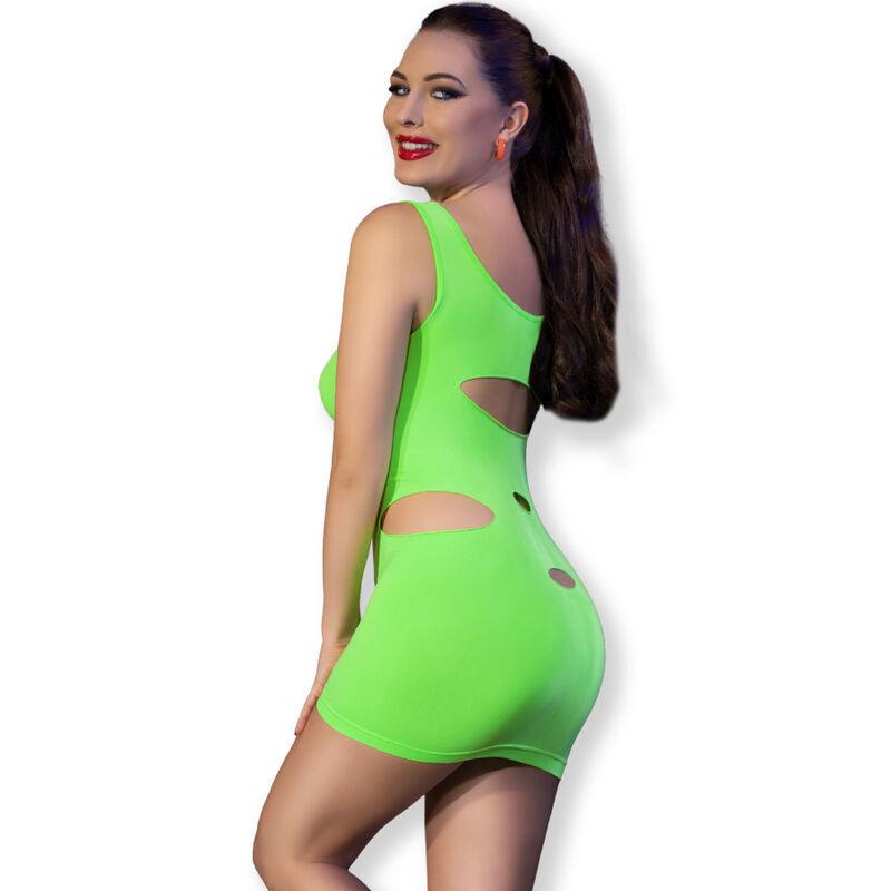 CHILIROSE - CR 4621 VESTIDO VERDE S/M - Sensuana.es