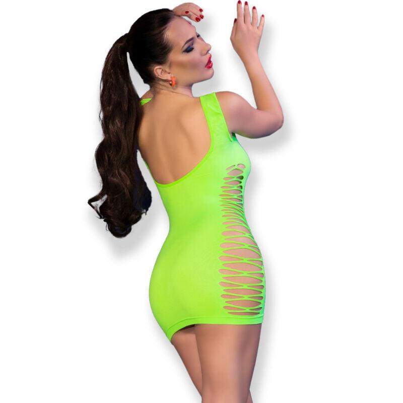 CHILIROSE - CR 4618 VESTIDO VERDE S/M - Sensuana.es