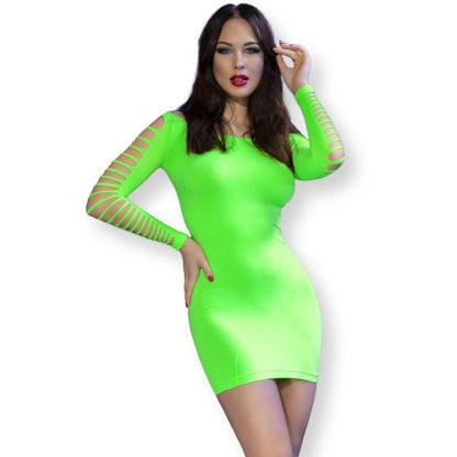 CHILIROSE - CR 4617 VESTIDO VERDE S/M - Sensuana.es