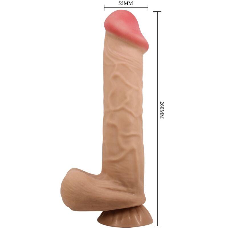 PRETTY LOVE - SLIDING SKIN SERIES DILDO REALÍSTICO CON VENTOSA PIEL DESLIZANTE 26 CM - Sensuana.es