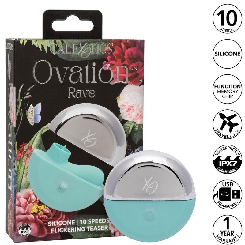 CALEXOTICS - OVATION RAVE ESTIMULADOR VERDE AGUA - Sensuana.es