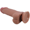 PRETTY LOVE - SLIDING SKIN SERIES DILDO REALÍSTICO CON VENTOSA PIEL DESLIZANTE MORENO 19.4 CM - Sensuana.es