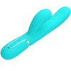 PRETTY LOVE - PERLITA VIBRADOR PUNTO G 3 EN 1 MULTIFUNCIÓN VERDE AGUA - Sensuana.es