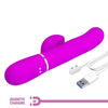 PRETTY LOVE - PERLITA VIBRADOR PUNTO G 3 EN 1 MULTIFUNCIÓN VIOETA - Sensuana.es