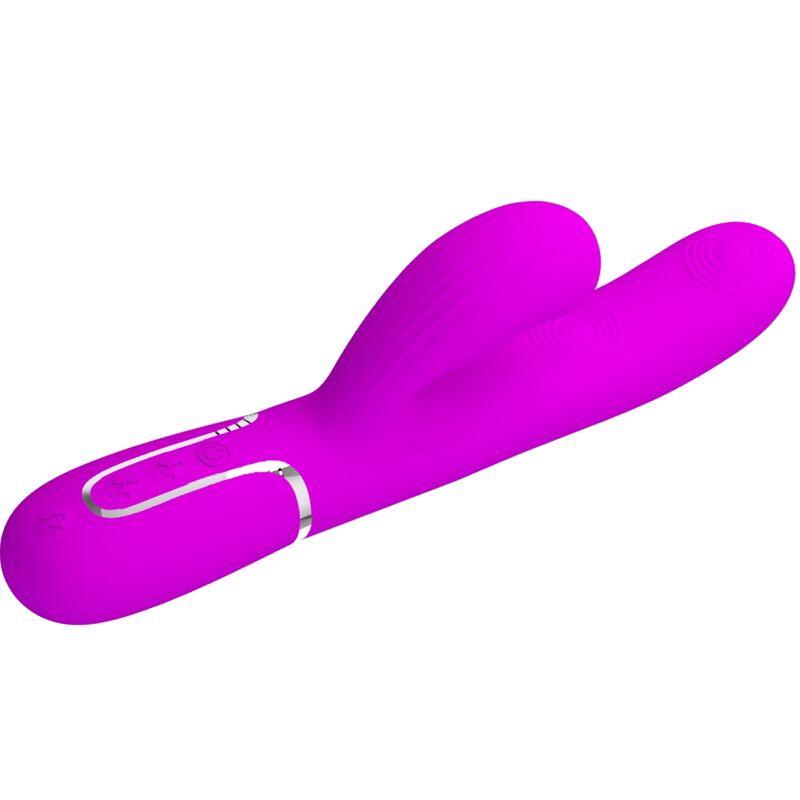 PRETTY LOVE - PERLITA VIBRADOR PUNTO G 3 EN 1 MULTIFUNCIÓN VIOETA - Sensuana.es