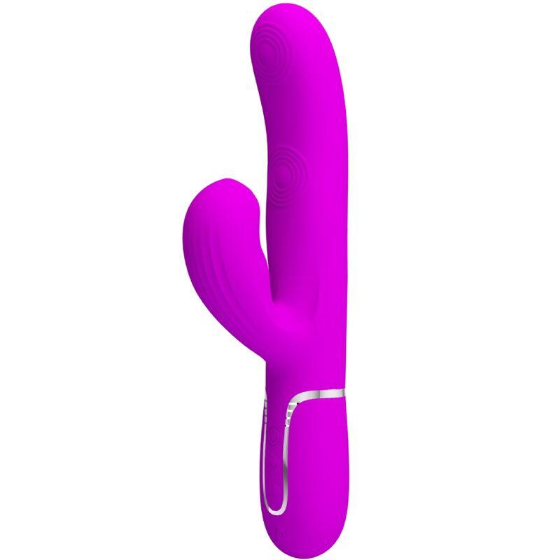 PRETTY LOVE - PERLITA VIBRADOR PUNTO G 3 EN 1 MULTIFUNCIÓN VIOETA - Sensuana.es