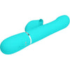 PRETTY LOVE - VIBRADOR RABBIT PERLAS VERDE AGUA - Sensuana.es