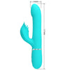 PRETTY LOVE - VIBRADOR RABBIT PERLAS VERDE AGUA - Sensuana.es