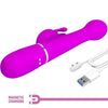 PRETTY LOVE - DEJON VIBRADOR RABBIT 3 EN 1 MULTIFUNCIÓN VIOLETA - Sensuana.es