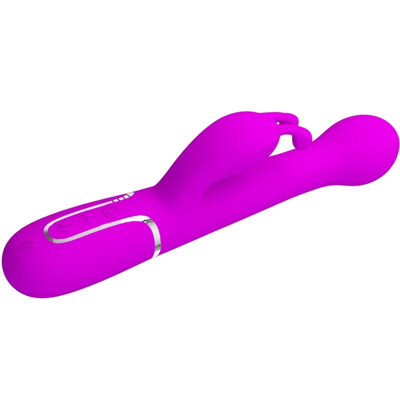 PRETTY LOVE - DEJON VIBRADOR RABBIT 3 EN 1 MULTIFUNCIÓN VIOLETA - Sensuana.es