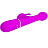 PRETTY LOVE - DEJON VIBRADOR RABBIT 3 EN 1 MULTIFUNCIÓN VIOLETA - Sensuana.es