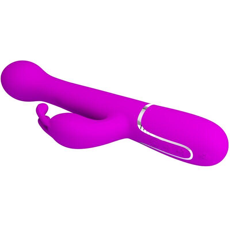 PRETTY LOVE - DEJON VIBRADOR RABBIT 3 EN 1 MULTIFUNCIÓN VIOLETA - Sensuana.es