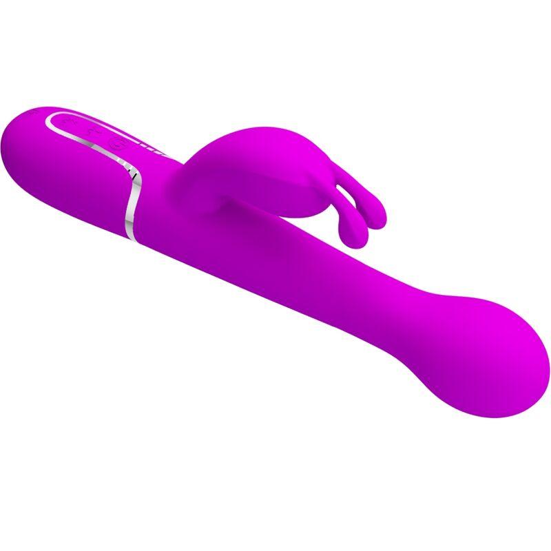 PRETTY LOVE - DEJON VIBRADOR RABBIT 3 EN 1 MULTIFUNCIÓN VIOLETA - Sensuana.es