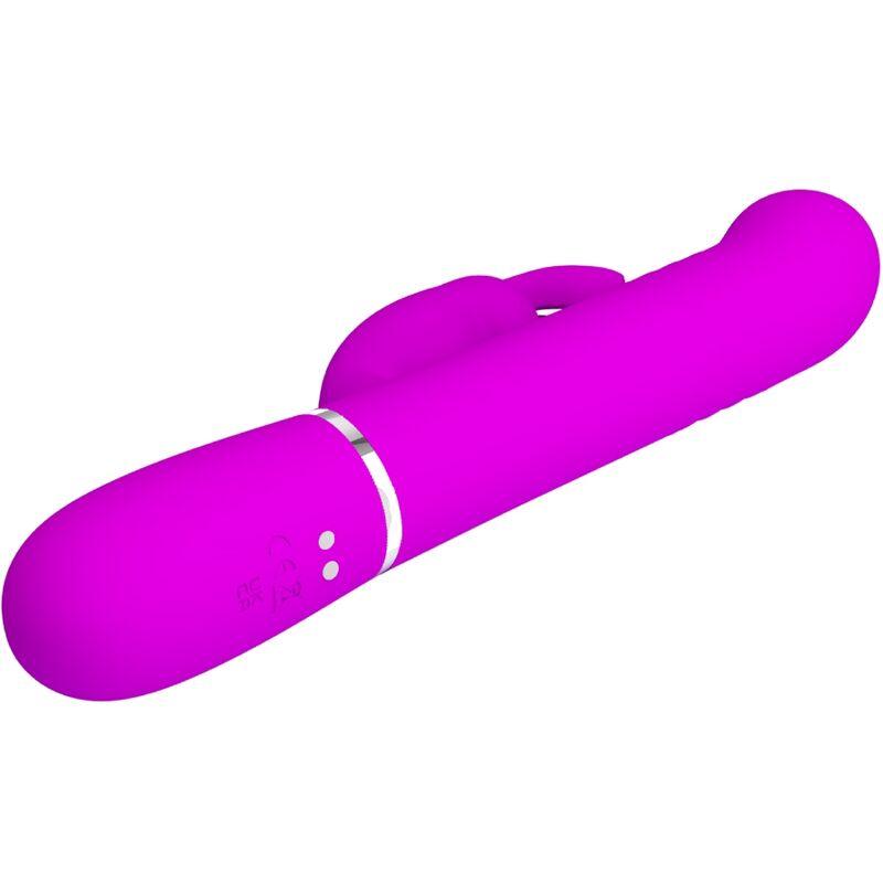 PRETTY LOVE - VIBRADOR COALE RABBIT PERLAS VIOLETA - Sensuana.es