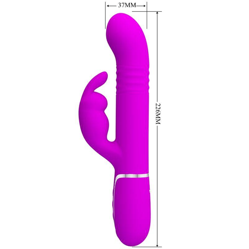 PRETTY LOVE - VIBRADOR COALE RABBIT PERLAS VIOLETA - Sensuana.es