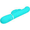 PRETTY LOVE - VIBRADOR COALE RABBIT PERLAS VERDE AGUA - Sensuana.es