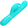 PRETTY LOVE - VIBRADOR COALE RABBIT PERLAS VERDE AGUA - Sensuana.es