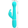 PRETTY LOVE - DEJON VIBRADOR RABBIT 3 EN 1 MULTIFUNCIÓN VERDE AGUA - Sensuana.es