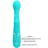 PRETTY LOVE - DEJON VIBRADOR RABBIT 3 EN 1 MULTIFUNCIÓN VERDE AGUA - Sensuana.es