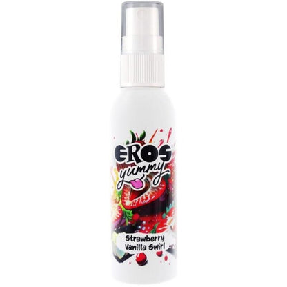 EROS - YUMMY SPRAY CORPORAL STRAWBERRY VAINILLA SWIRL 50 ML - Sensuana.es