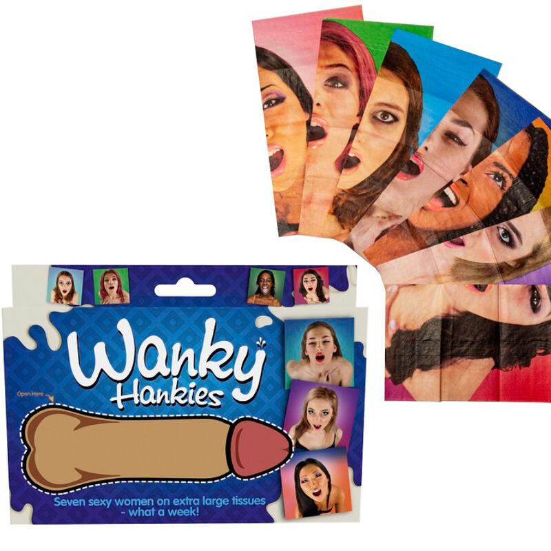 SPENCER & FLEETWOOD - WANKY HANKIES 7 PAÑUELOS EXTRA GRANDES MUJERES - Sensuana.es