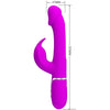 PRETTY LOVE - KAMPAS VIBRADOR RABBIT 3 EN 1 MULTIFUNCIÓN CON LENGUA VIOLETA - Sensuana.es