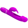 PRETTY LOVE - KAMPAS VIBRADOR RABBIT 3 EN 1 MULTIFUNCIÓN CON LENGUA VIOLETA - Sensuana.es