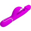 PRETTY LOVE - KAMPAS VIBRADOR RABBIT 3 EN 1 MULTIFUNCIÓN CON LENGUA VIOLETA - Sensuana.es